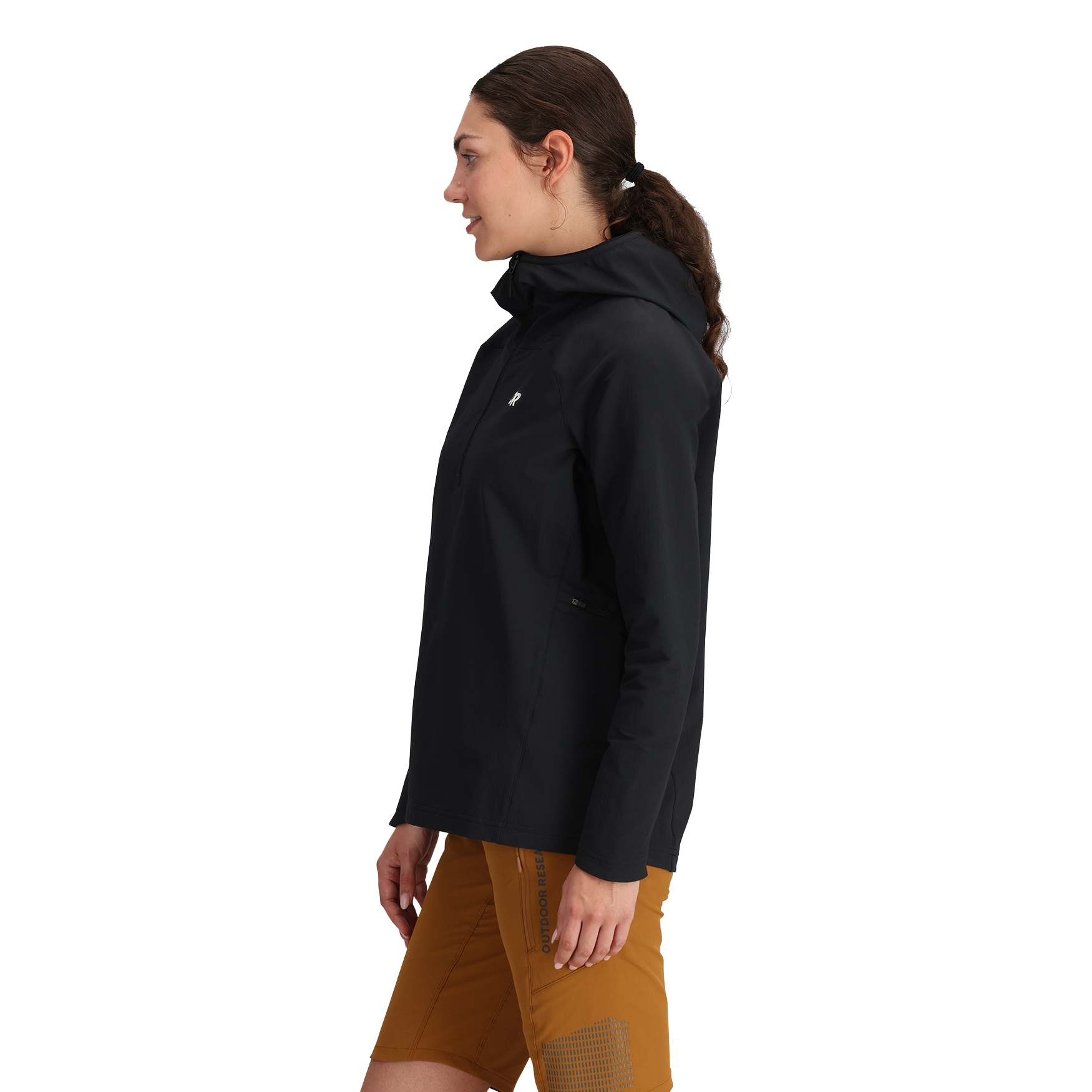 Outdoor Research Outdoor Research Freewheel Half Zip Womens Hoodie Black