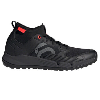 Five Ten Trailcross LT Mens Flat Shoes Black/Gray/Solar Red - The 