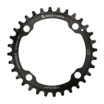 Wolf Tooth Components Wolf Tooth Chainring Black 32T 104 BCD 4-Bolt Drop-Stop B (T-Type comp.)