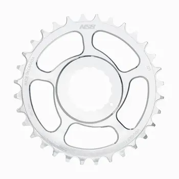 North Shore Billet NSB Variable Tooth Chainring DM RaceFace Cinch 32T Boost Silver