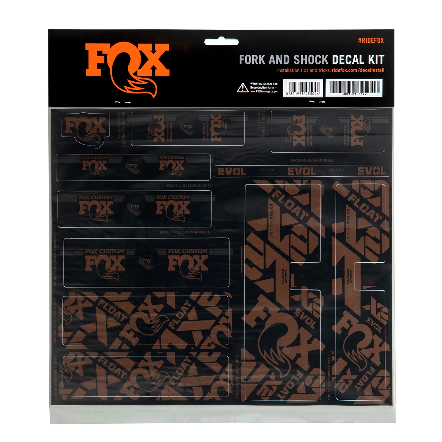 Fox Decal Kit The Inside Line