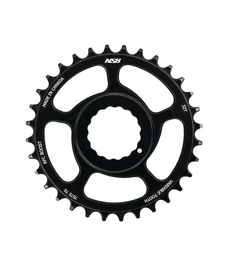 Wolf Tooth 104 Bcd Chainrings Black 36t 104 Bcd 44t