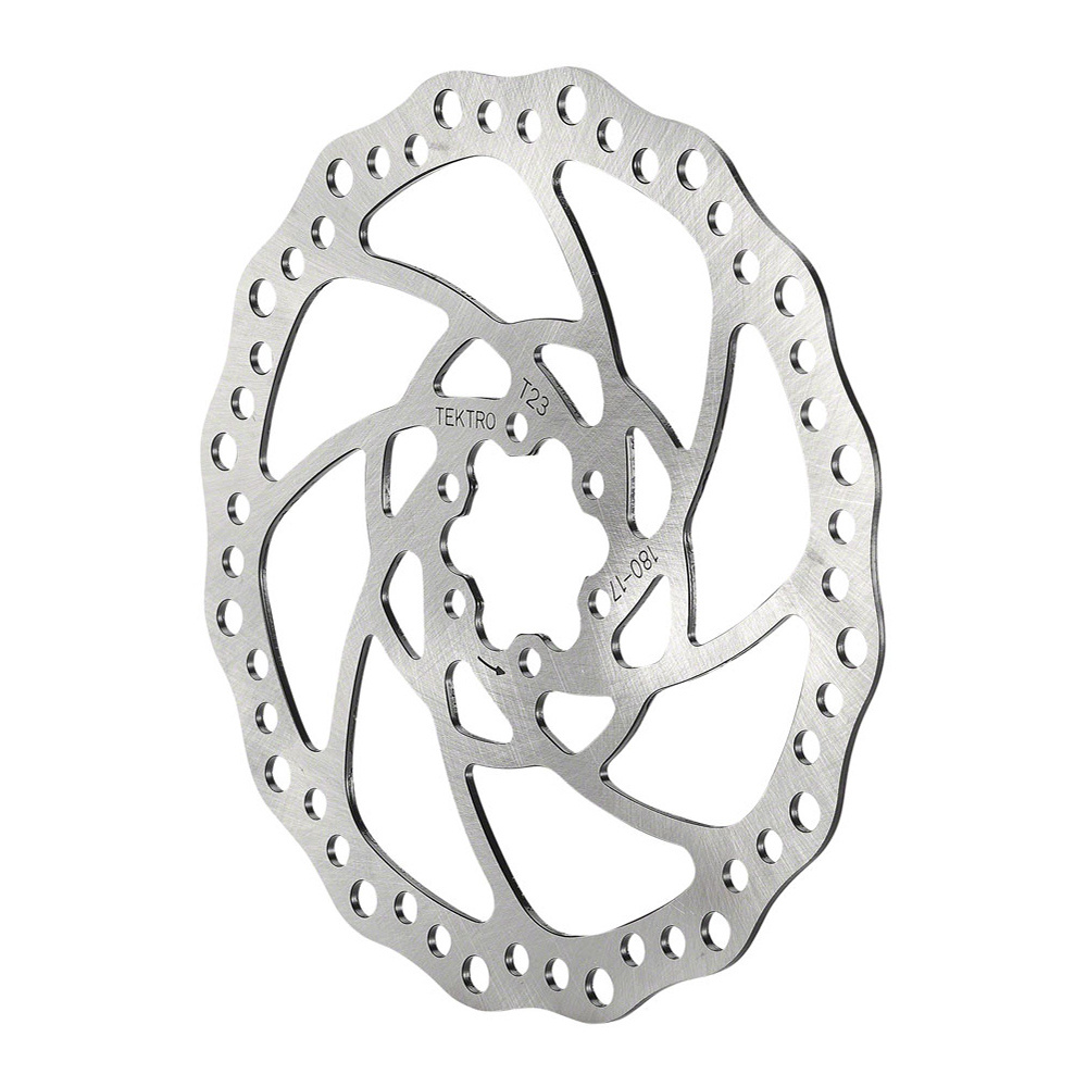 パーツ Tektro t2.3mm 180mm 6-Bolt Brake Rotor Tektro TR-17 Disc Brake Rotor 6-Bolt 2.3mm Thick 203mm - The