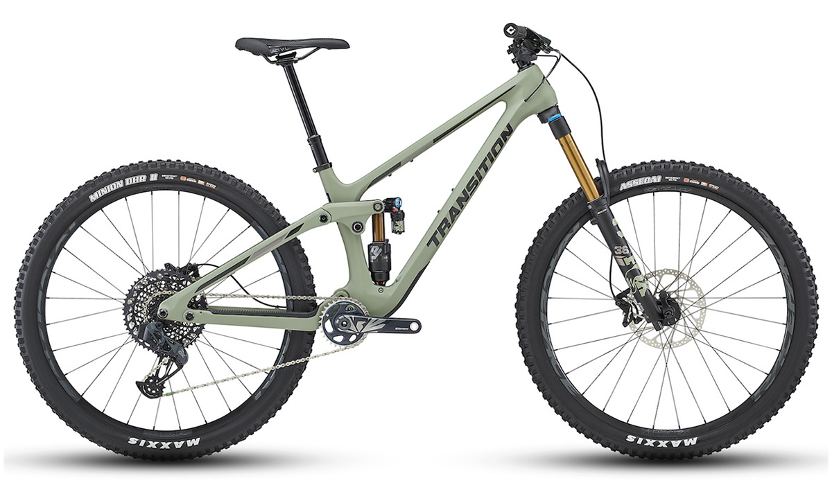 Sentinel model mountain bike by the brand Transition