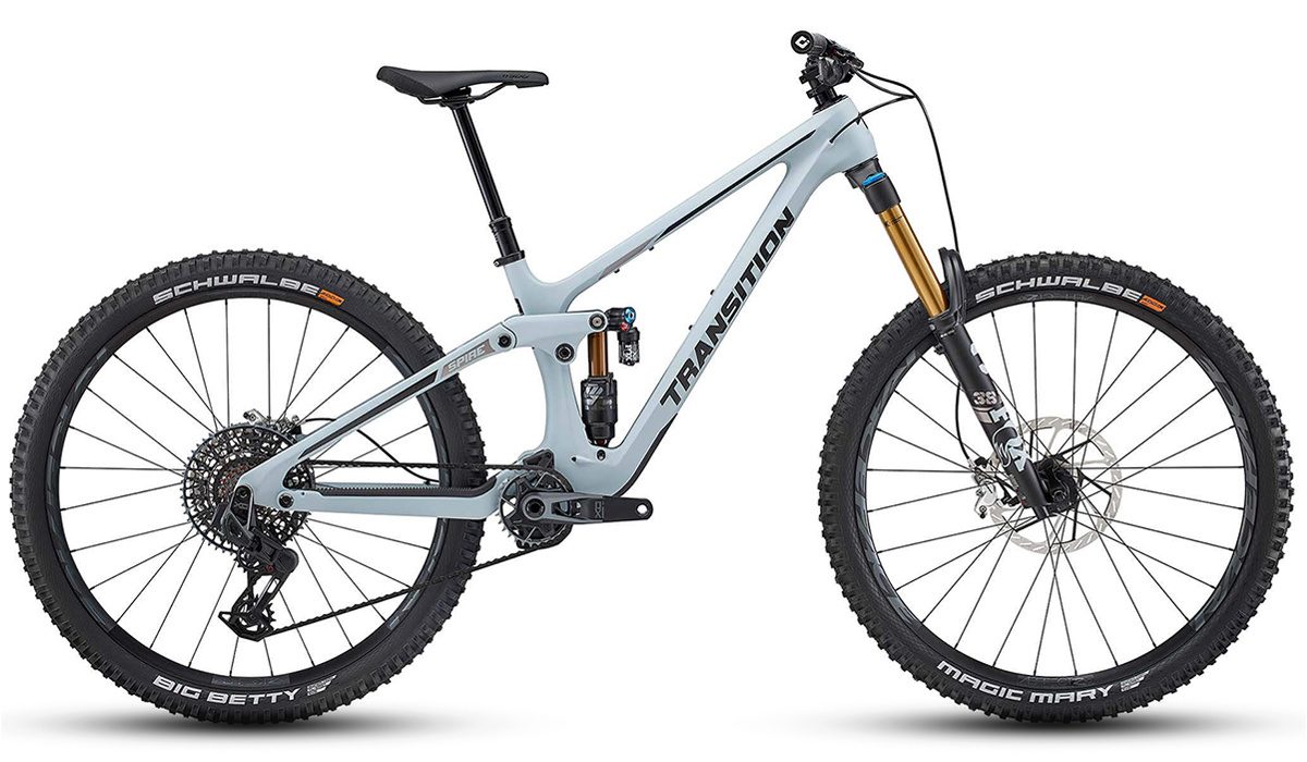 Spire mountain bike by the brand Transition