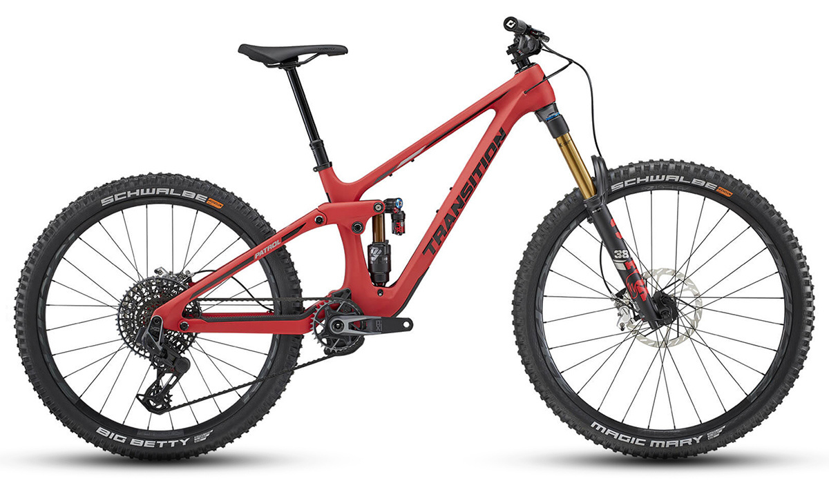 Patrol mountain bike by the brand Transition