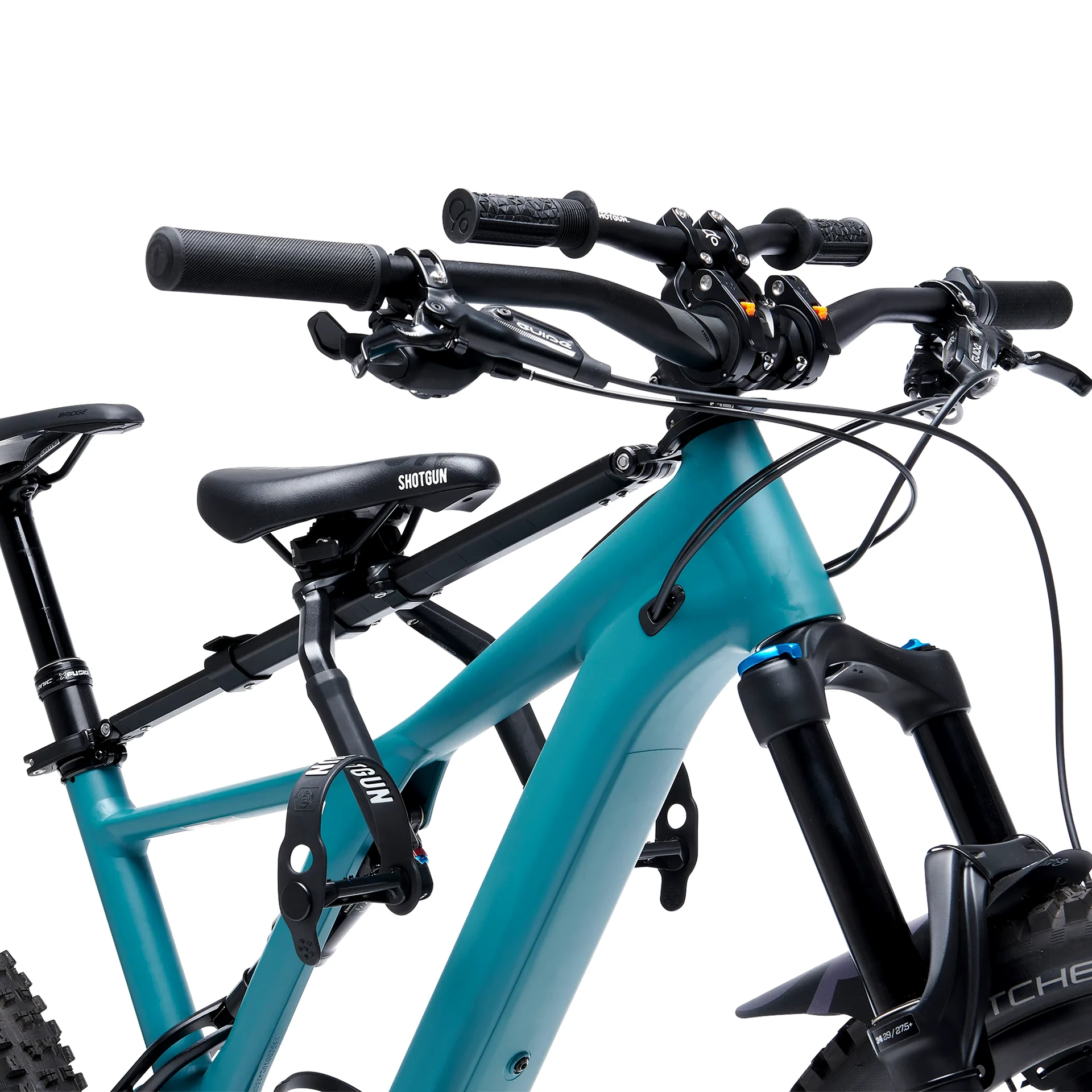 Shotgun mountain bike seat for child stores sale