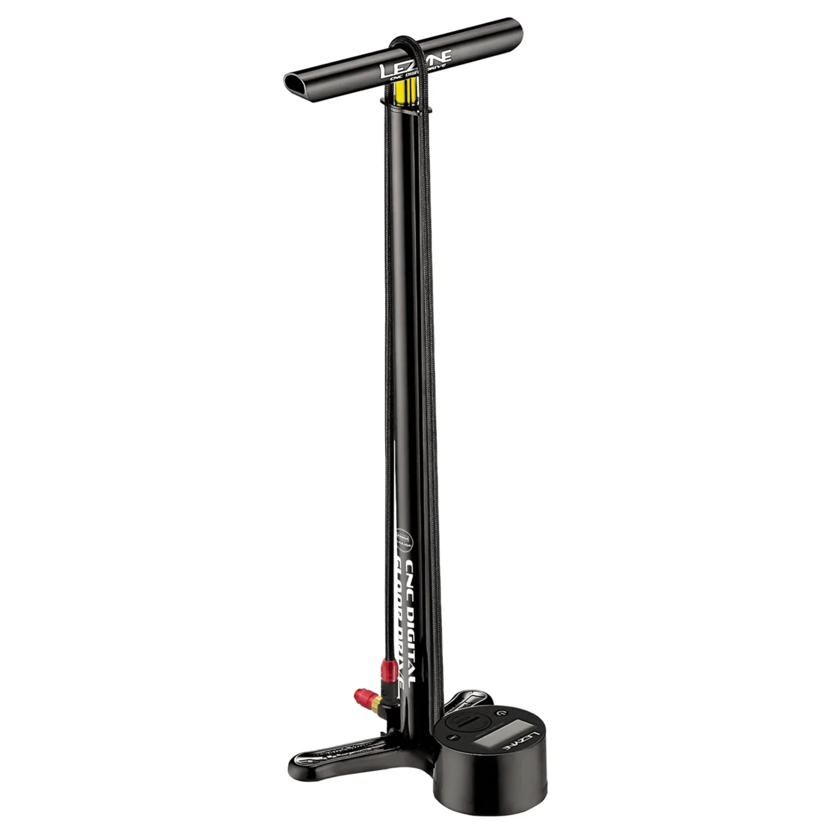 Lezyne CNC Digital Drive Floor Pump Black Abs1 Pro Chuck 220 PSI The