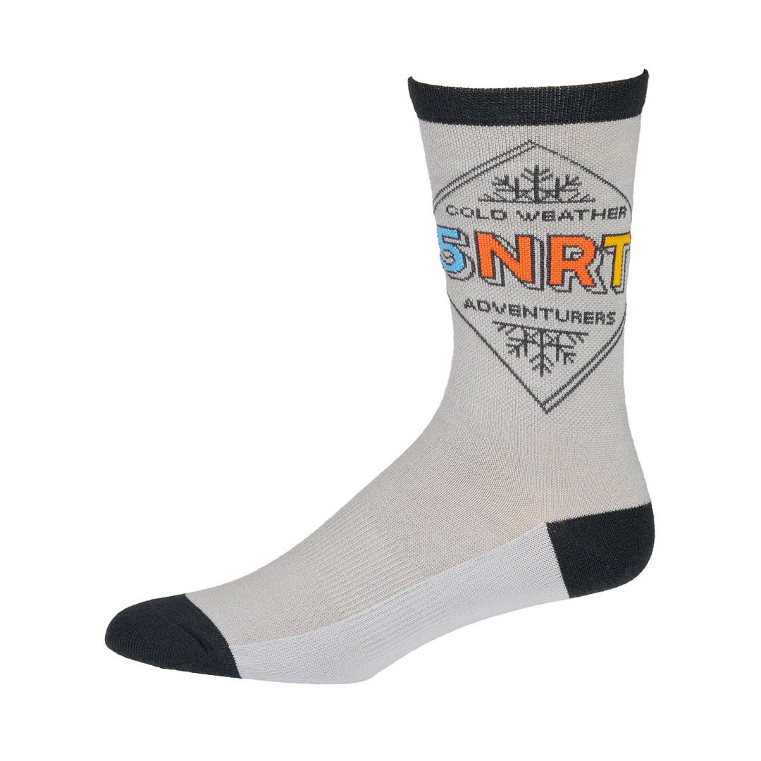 45NRTH Dazzle Midweight Wool Sock - Orange Small main image 1