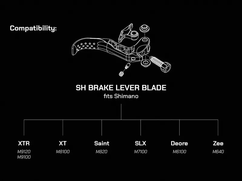 OAK Components SH Lever Set for Shimano Brakes The Inside Line