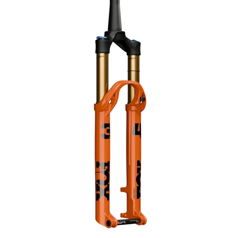 パーツ FOX FACTORY SERIES 34 FLOAT 29 KASHIMA FOX FOX Factory 34 Float Grip X Kashima: 29, 140mm in Shiny Black