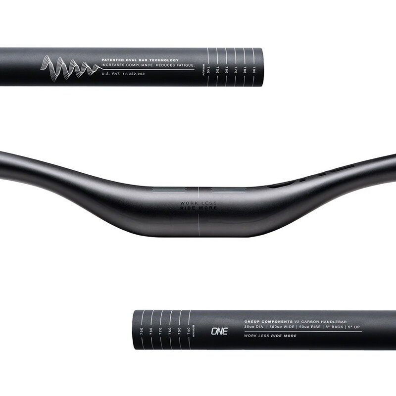 OneUp Carbon Handlebar 35mmライズ 760mm幅 OneUp Components 35mm Rise Carbon Handlebar