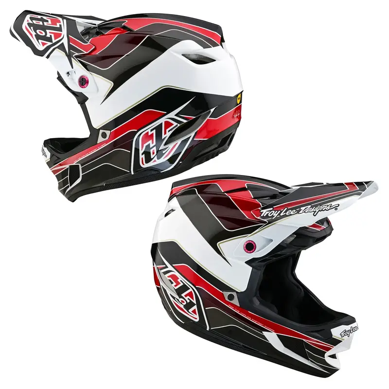 Troy Lee Designs D4 Polyacrylite MIPS Full Face Helmet - The