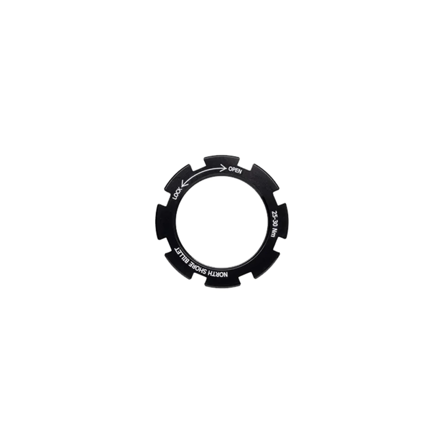 NSB Bosch Spider Chainring Lock Nut, Black The Inside Line