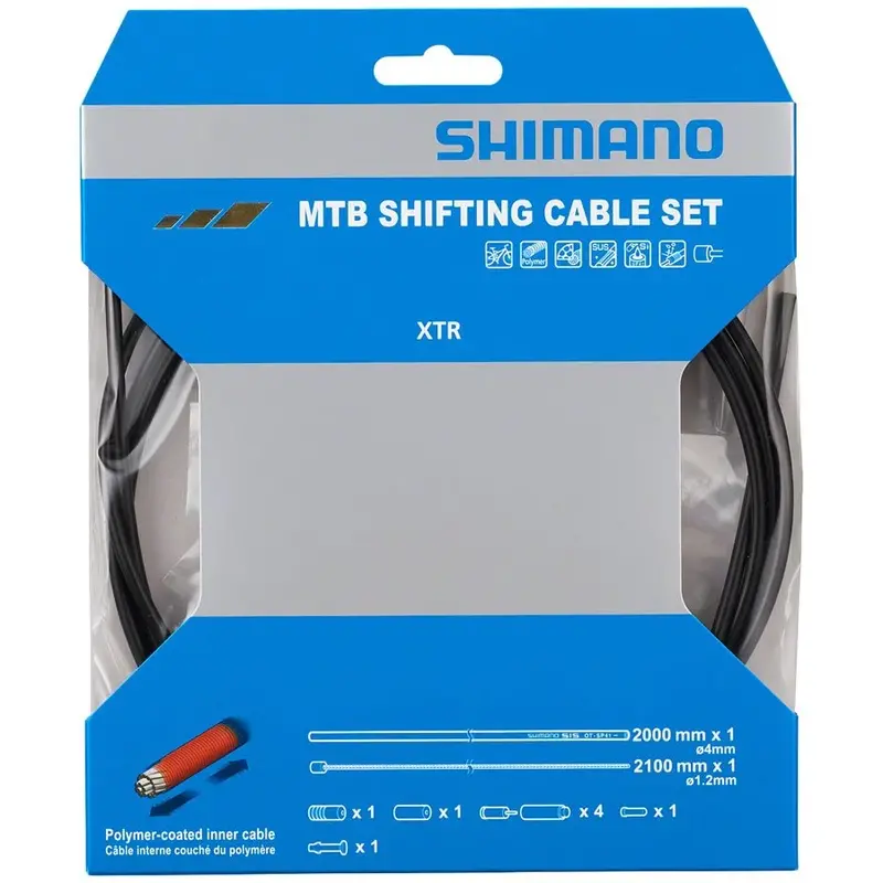 Shimano MTB Polymer Coated Shift Cable Set - The Inside Line