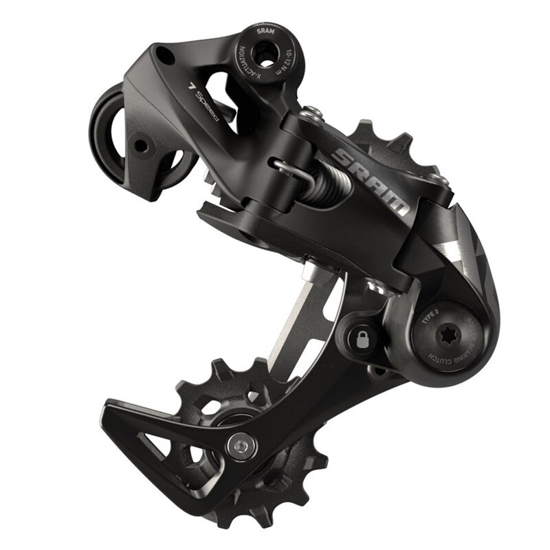 SRAM X01 DH Rear Derailleur 7spd Short Cage Black - The Inside Line