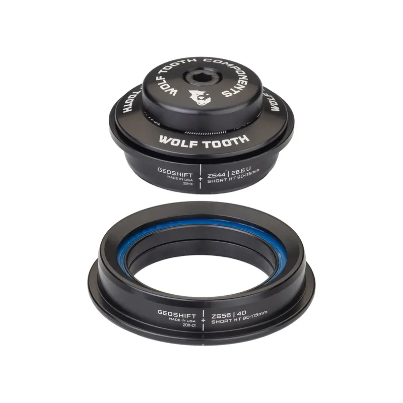 Wolf Tooth GeoShift Performance Angle Headset ZS44/ZS56 1 Deg