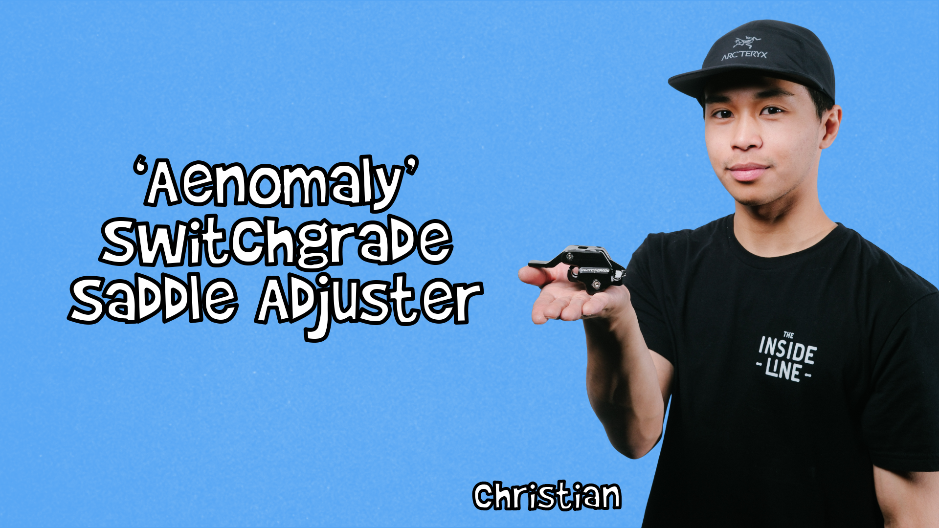 Christian holding up a Switchgrade