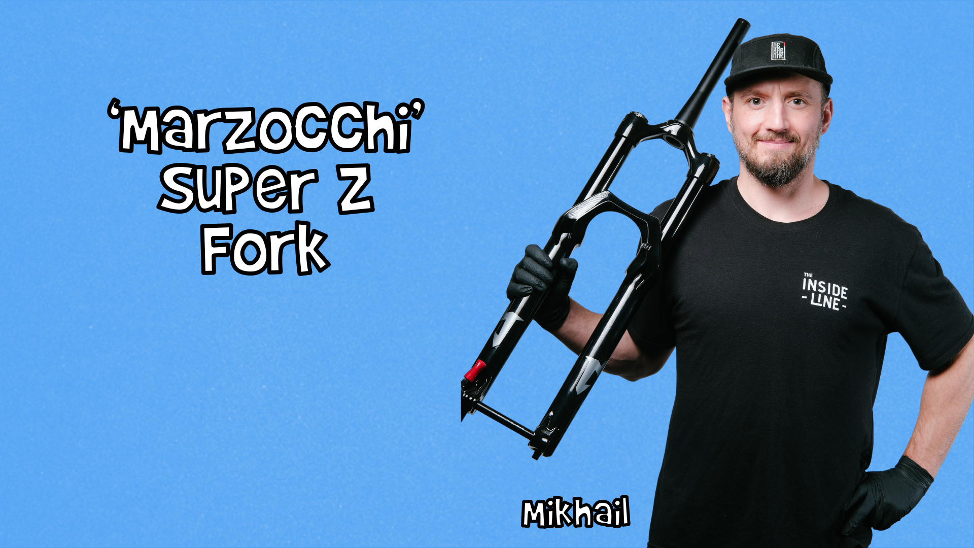 Mikhail holding a Super Z fork