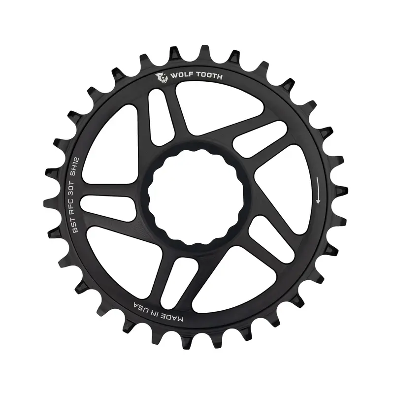 Wolf Tooth Race Face Cinch DM Chainring Black - The Inside Line
