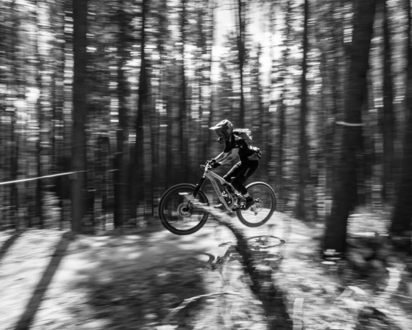 Shop ambassador Marni racing in Cypress Hills, Alberta