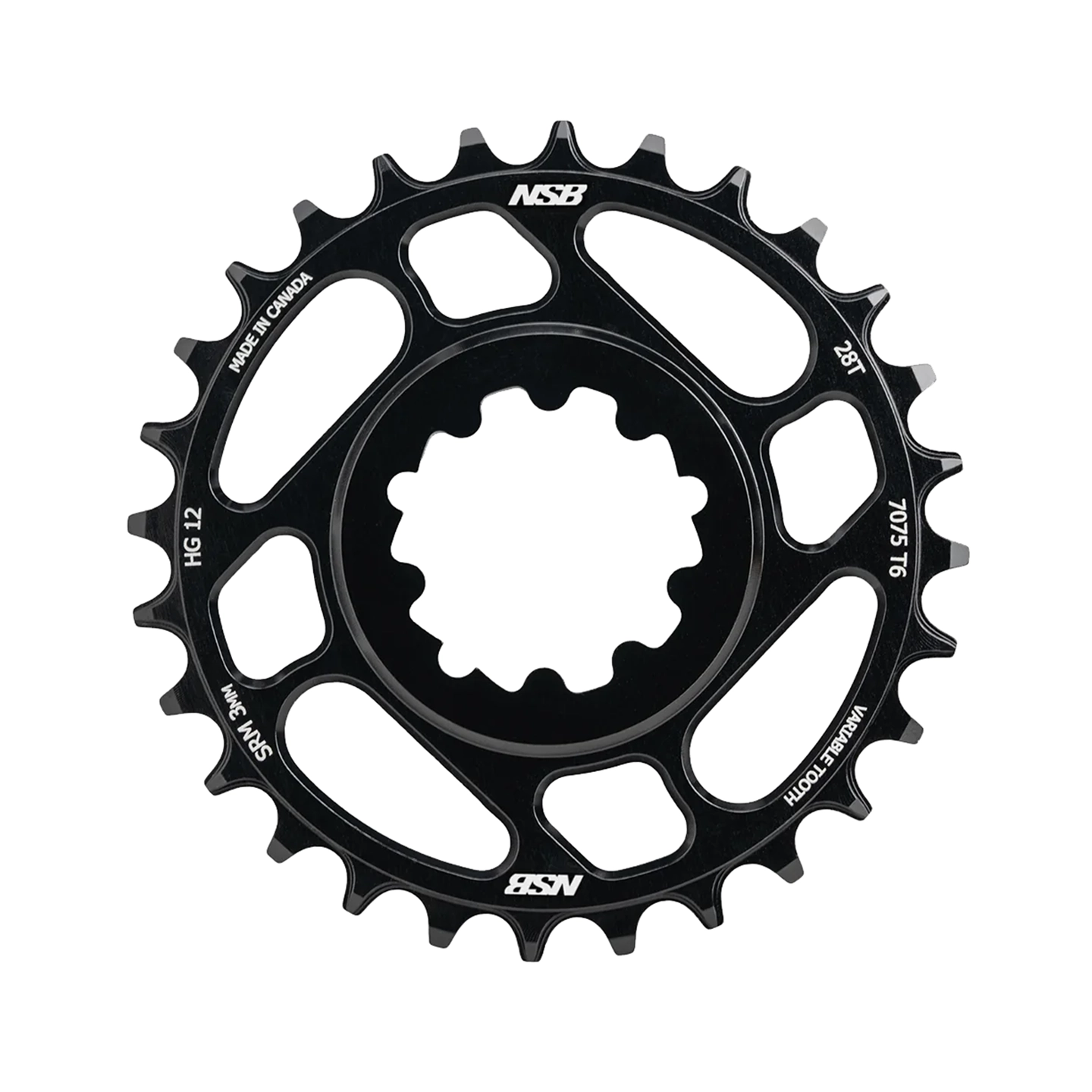 NSB HG12 SRAM 3-Bolt DM Chainring 30T - The Inside Line