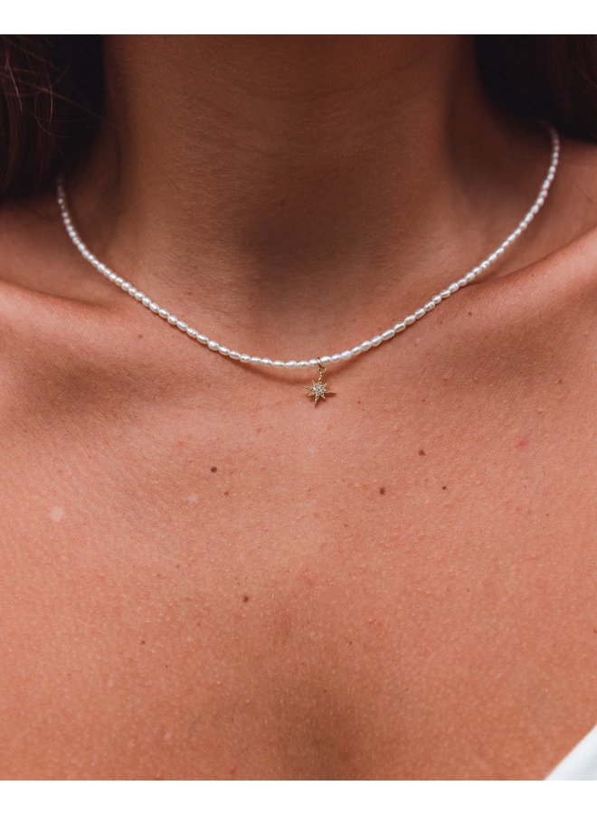 Starburst W/Pearl Necklace
