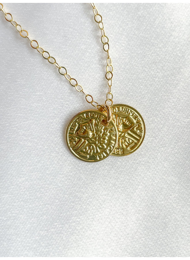Alexis Gold Petite Coins Necklace