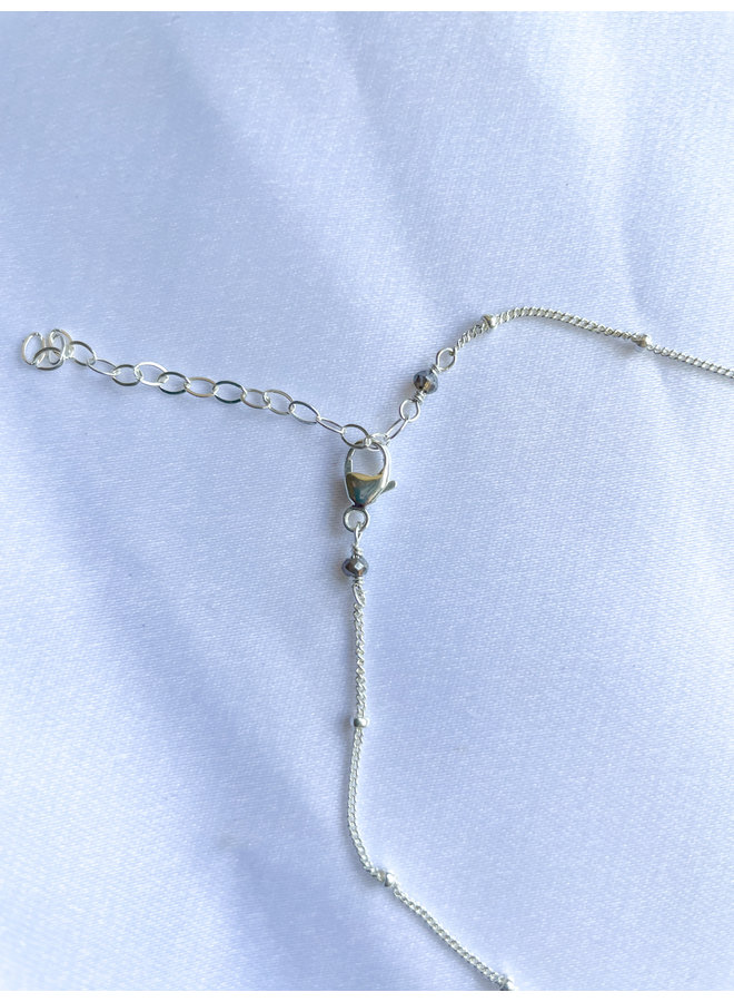 Stella Starburst Necklace Silver