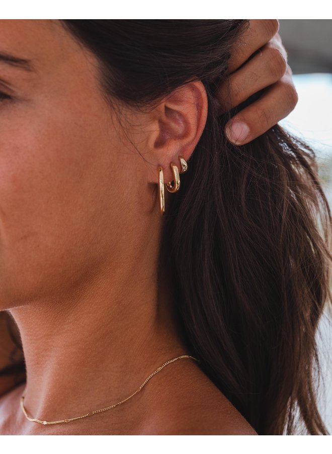 Marbella Gold Hoop Earrings