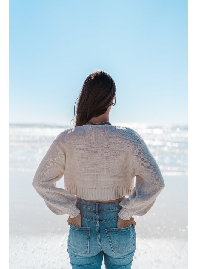 Surf & Sand Cropped Sweater