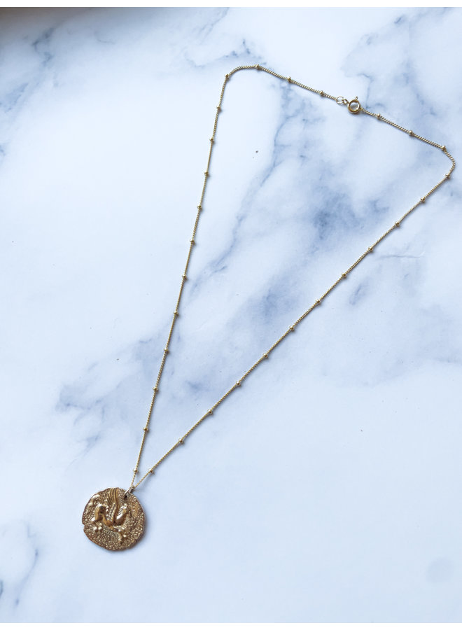 Ancient Pegasus Coin Necklace CN1309