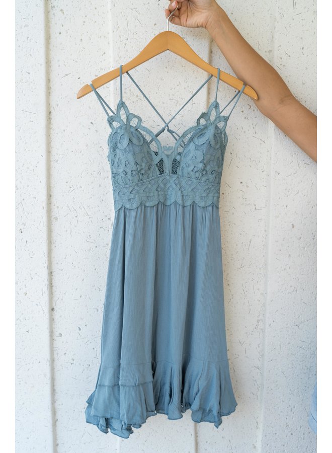Talulah Scalloped Lace Mini Dress