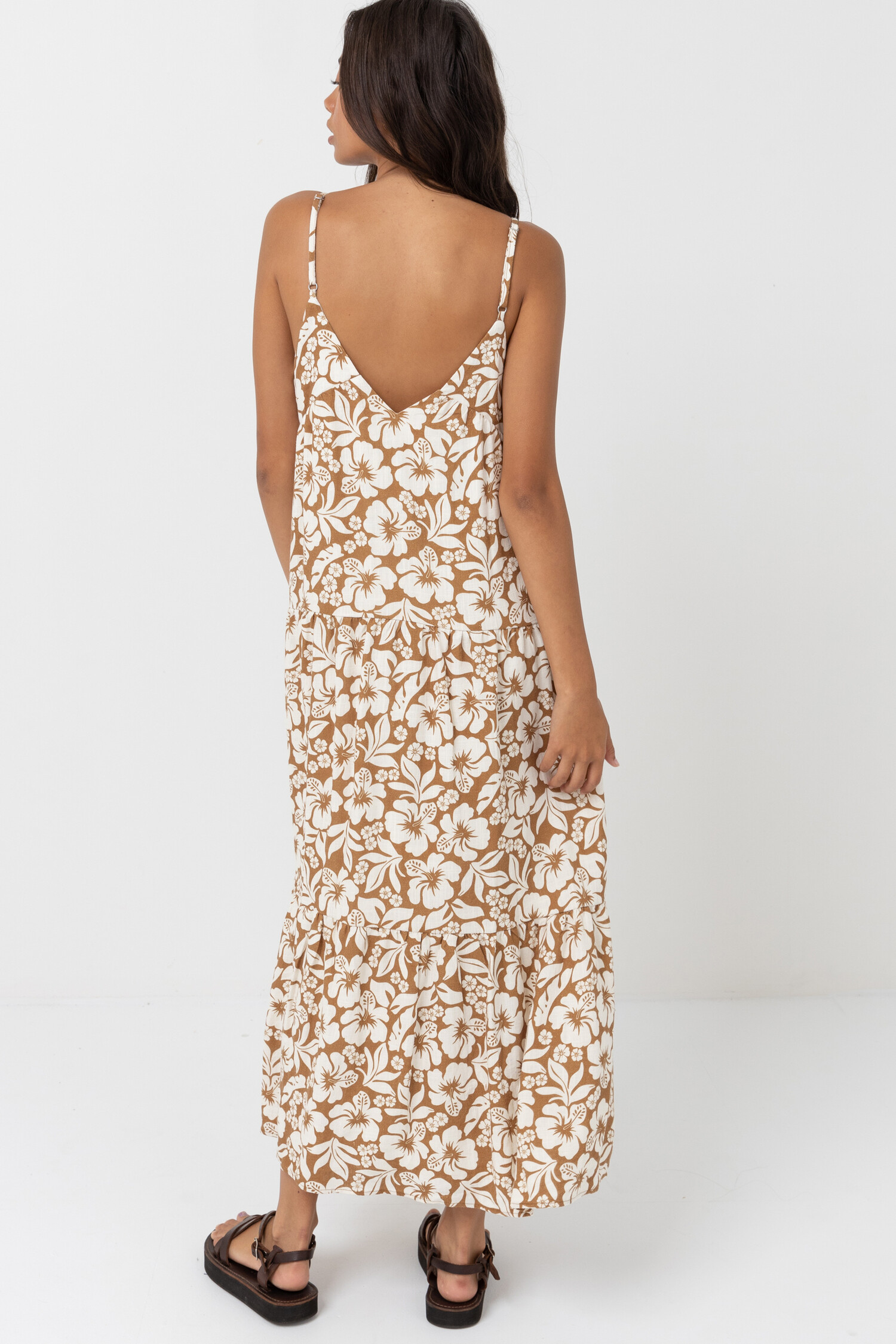 Golden Gulf Coast Midi Dress Casa Del Sol Boutique