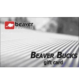 Beaver Mountain Beaver Bucks Gift Card