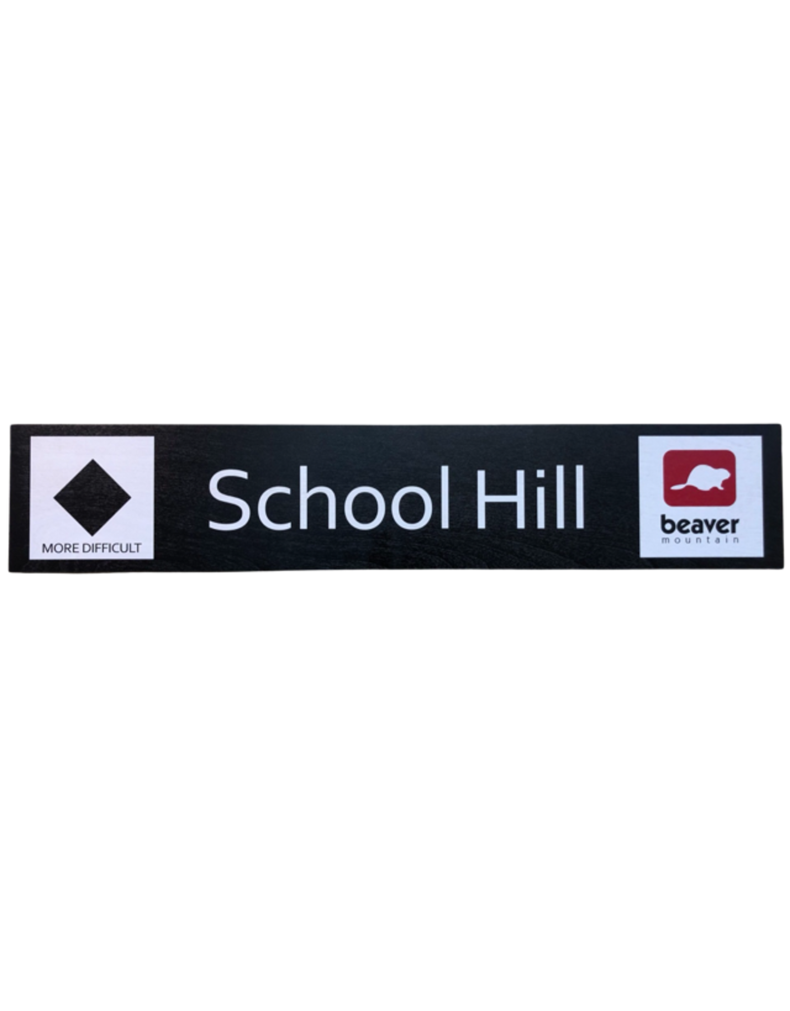 M & W Design School Hill Trail Sign