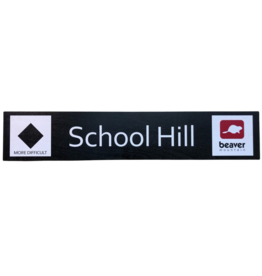 M & W Design School Hill Trail Sign