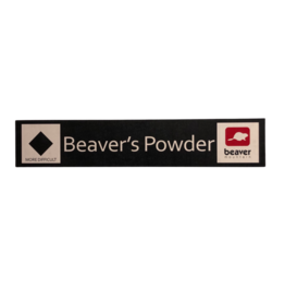 M & W Design Beaver's Powder Trail Sign