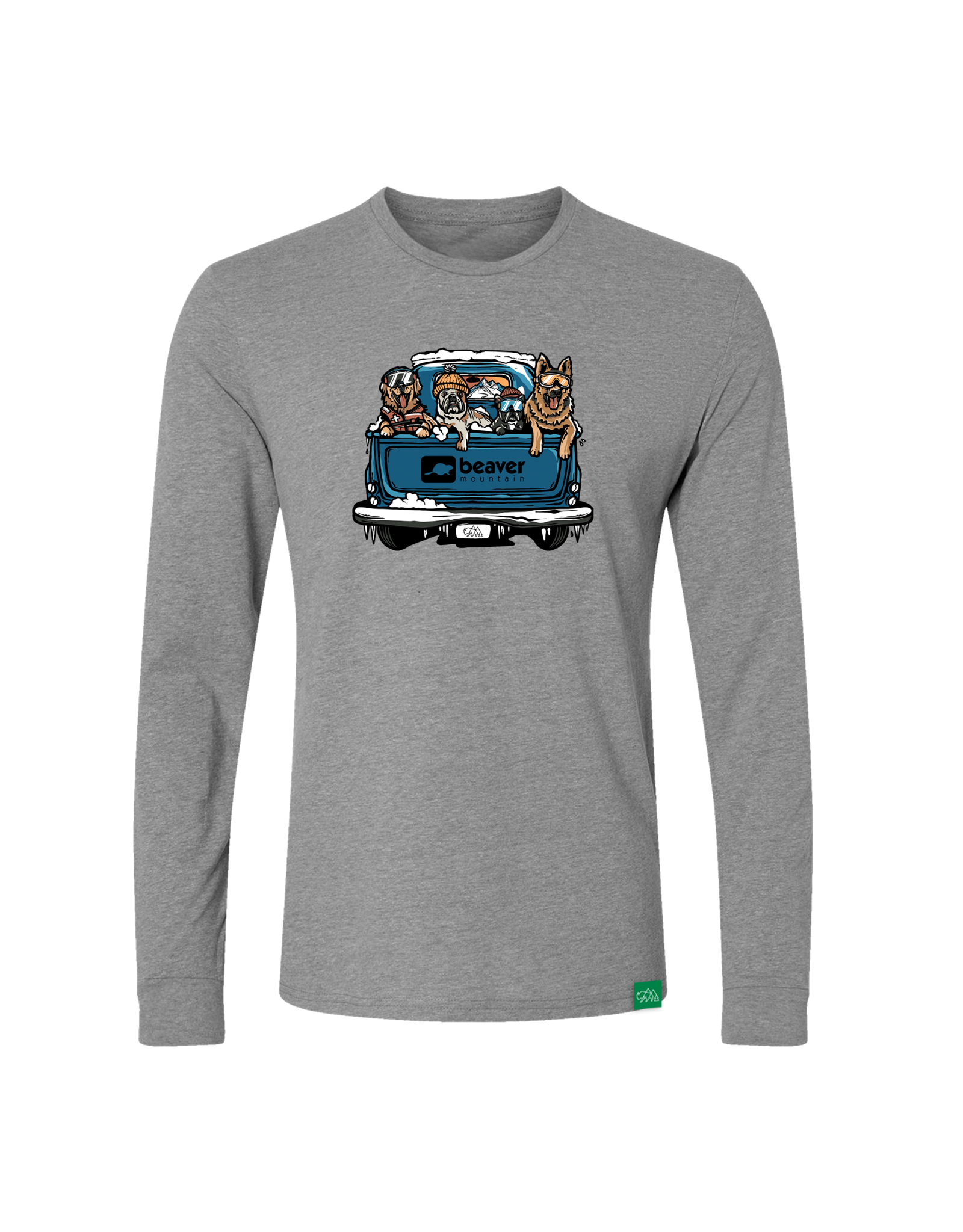 Wild Tribute Powder Hounds Long Sleeve T-Shirt