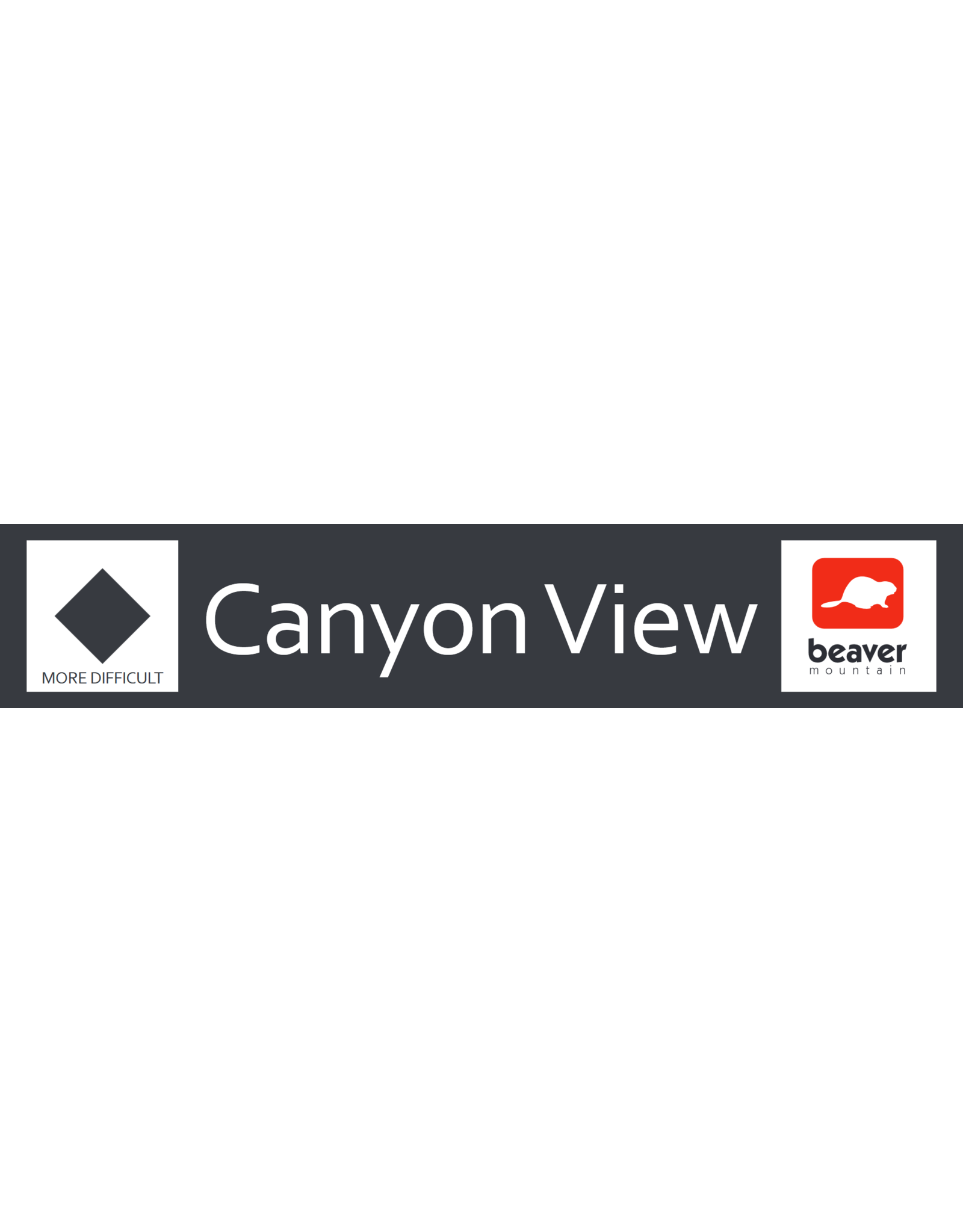 M & W Design Canyon View Trail Sign