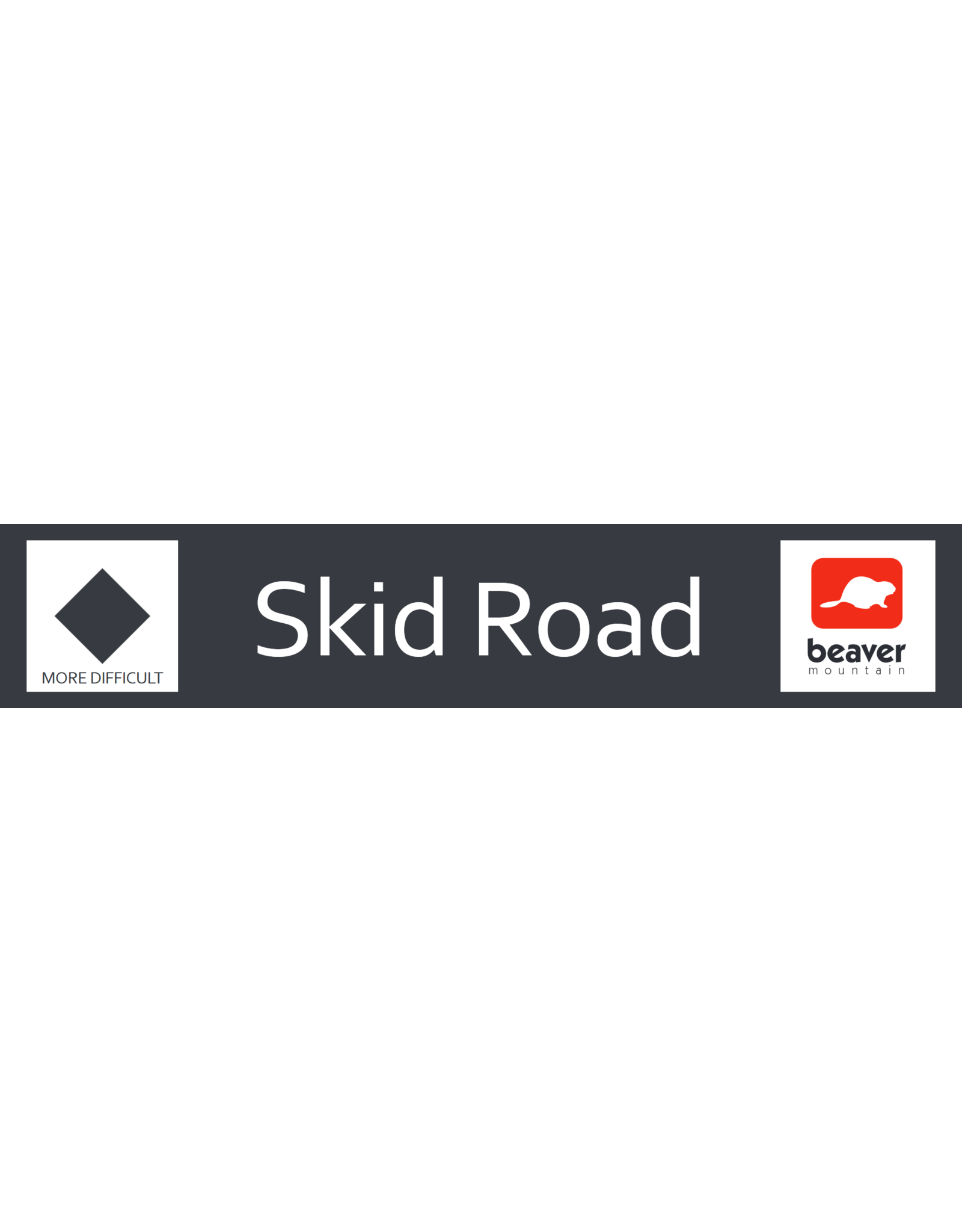 M & W Design Skid Road Trail Sign