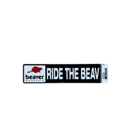 TGT Ride the Beav Bumper Sticker