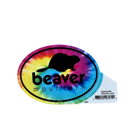 TGT Oval Tie Dye Sticker