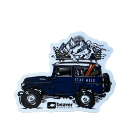 Wild Tribute Stay Wild Winter Sticker