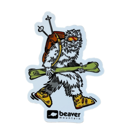 Wild Tribute Where Yetis Roam Sticker
