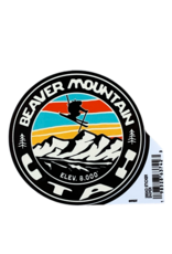 TGT Sniper Mountain Skier Sticker