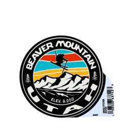 TGT Sniper Mountain Skier Sticker