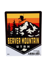 TGT USURP Skier Sticker