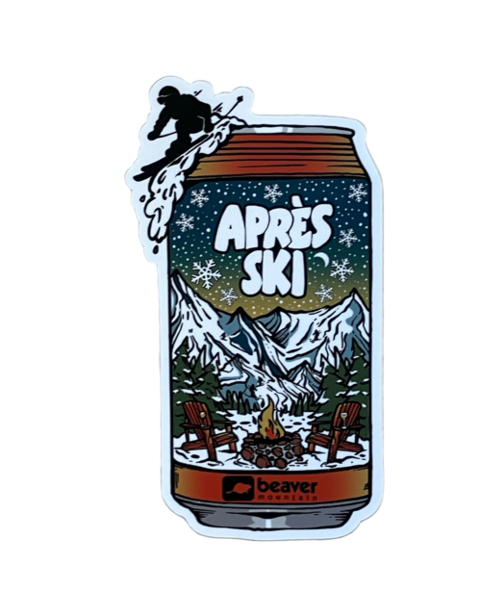 Wild Tribute Apres  Ski Sticker