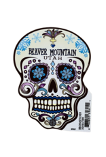Sugar Skull Sticker 3" x 4"